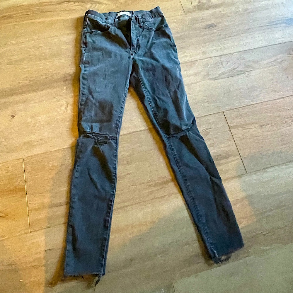 Made faded black skinny jeans